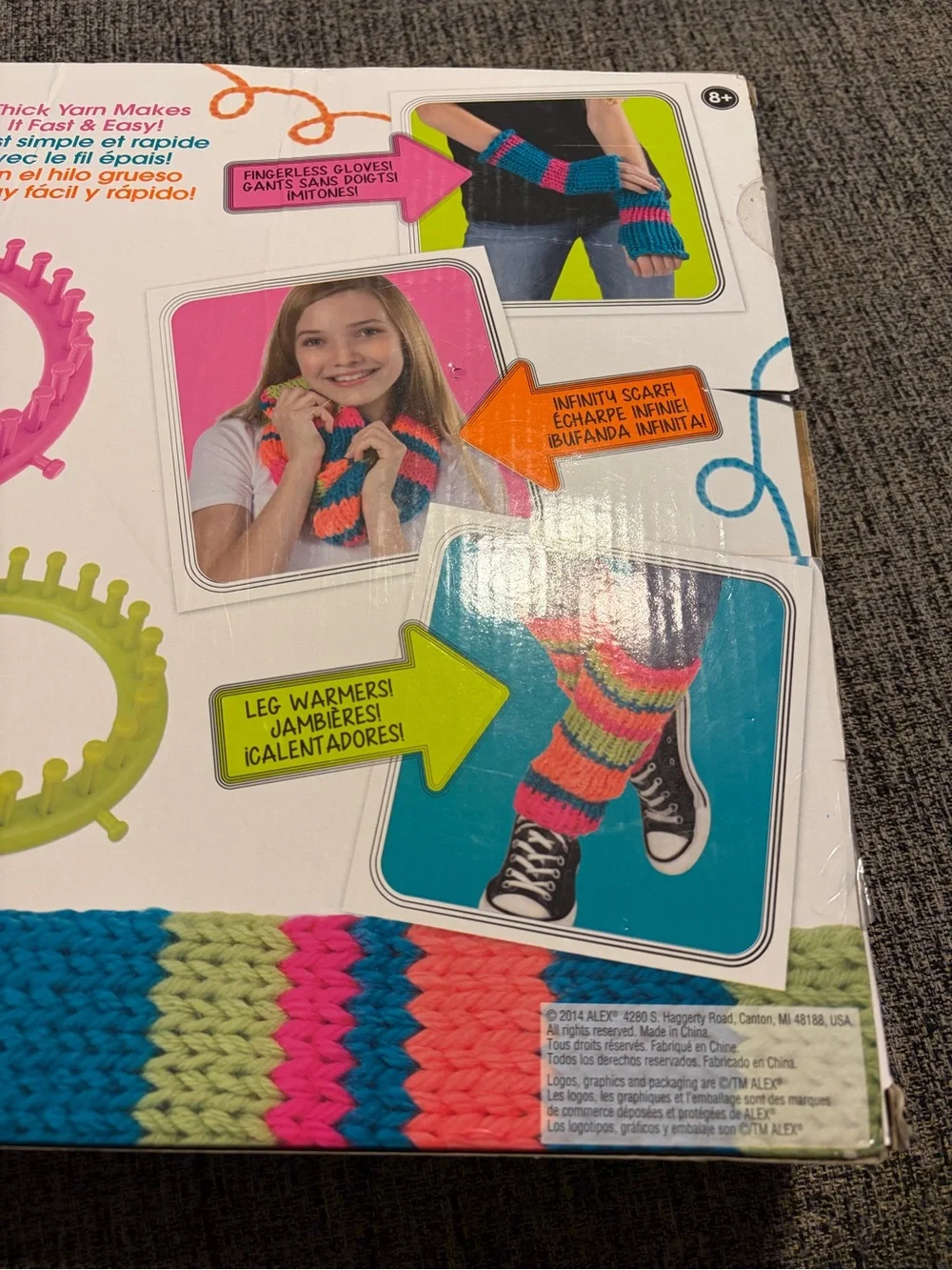 Alex Ultimare hip hoop knitting